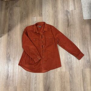 Toad&Co Terracotta Corduroy Shirt